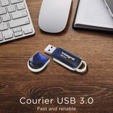 Integral INFD128GBCOU3.0 USB flash drive 128 GB USB Type-A 3.2 Gen 1 (3.1 Gen 1) Blauw, Zilver