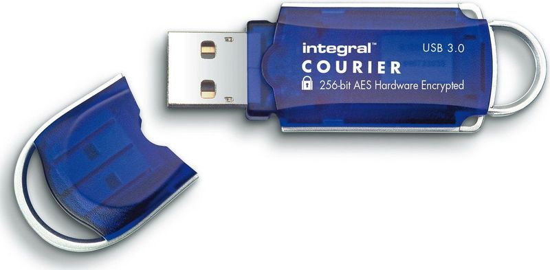 Integral INFD64GCOU3.0-197 USB flash drive 64 GB USB Type-A 3.2 Gen 1 (3.1 Gen 1) Blauw, Zilver