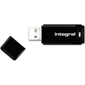 Integral - USB-stick 8 GB, USB 2.0, zwart