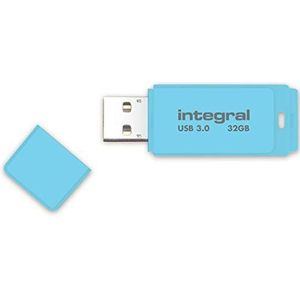 Integral 32GB USB3.0 DRIVE PASTEL BLUE SKY UP TO R-100 W-30 MBS USB flash drive USB Type-A 3.2 Gen 1 (3.1 Gen 1) Blauw