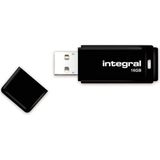 Integral USB-stick, 16 GB, USB 2.0, zwart