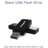 Integral USB Stick 64GB - USB 2.0 - Zwart - Windows - Mac - Linux