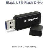 Integral USB Stick 64GB - USB 2.0 - Zwart - Windows - Mac - Linux