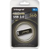 Integral INFD16GB360SEC3.0 USB flash drive 16 GB USB Type-A 3.2 Gen 1 (3.1 Gen 1) Zwart, Goud