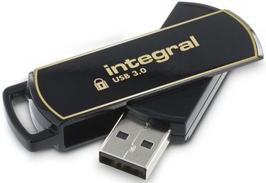 Integral INFD16GB360SEC3.0 USB flash drive 16 GB USB Type-A 3.2 Gen 1 (3.1 Gen 1) Zwart, Goud