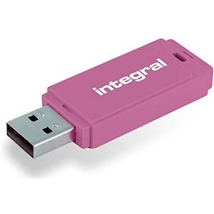 Integral Memory Pen Drive USB 2.0 geheugenstick, 64 GB, neon, roze