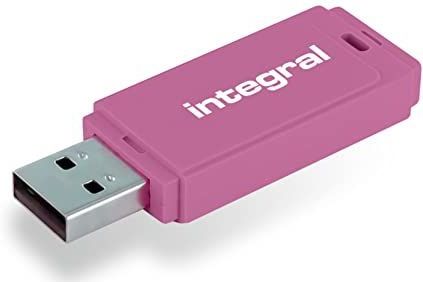 Integral 64GB USB2.0 DRIVE NEON PINK USB flash drive USB Type-A 2.0 Roze