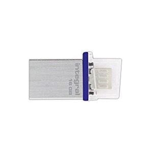 Integral Europe Fusion USB-stick (16 GB, USB 2.0) blauw