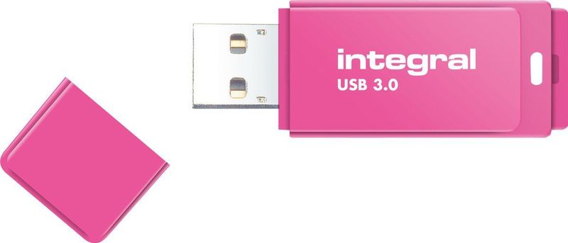 Integral INFD32GBNEONPK3.0 USB flash drive 32 GB USB Type-A 3.2 Gen 1 (3.1 Gen 1) Roze