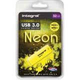 Integral INFD32GBNEONYL3.0 USB flash drive 32 GB USB Type-A 3.2 Gen 1 (3.1 Gen 1) Geel