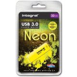 Integral NEON 3.0 USB flash drive 32 GB USB Type-A 3.2 Gen 1 (3.1 Gen 1) Geel
