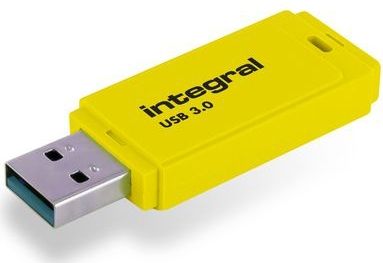 Integral INFD32GBNEONYL3.0 USB flash drive 32 GB USB Type-A 3.2 Gen 1 (3.1 Gen 1) Geel