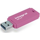 Usb-stick integral 64gb 3.0 neon roze | Blister a 1 stuk