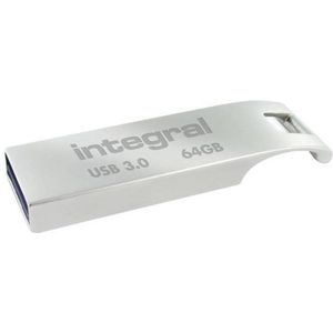 Integral Memory Memory Memory Stick 64 GB USB 3.1 Arc Metal Unibody High Speed tot 110 MB/s roestvrij staal