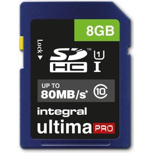 Integral INSDH8G10-80U1 flashgeheugen 8 GB SD UHS-I