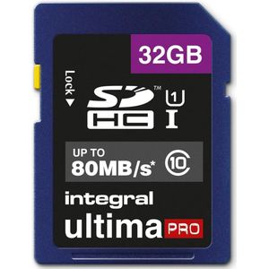 Integral UltimaPro SDXC geheugenkaart (32 GB, klasse 10)