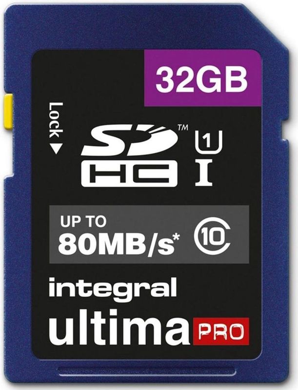 Integral INSDH32G10-80U1 flashgeheugen 32 GB SD UHS-I