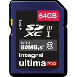 Integral UltimaPro 64GB - SDXC Geheugenkaart