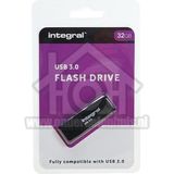 Integral - USB Flash Drive - 32 GB - Zwart - USB Type-A 3.2 Gen 1