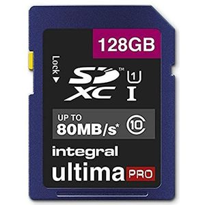 Integral INSDX128G10-80U1 flashgeheugen 128 GB SD UHS-I Klasse 10