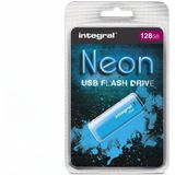 Integral INFD128GBNEONB USB flash drive 128 GB USB Type-A 2.0 Blauw