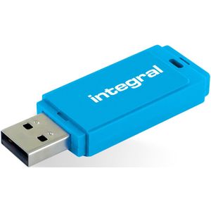 Integral INFD128GBNEONB USB flash drive 128 GB USB Type-A 2.0 Blauw