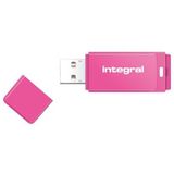 Integral INFD128GBNEONPK USB flash drive 128 GB USB Type-A 2.0 Roze
