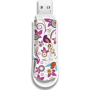 Integral 64GB XPRESSION - BIRDS PATTERN USB flash drive USB Type-A 2.0 Meerkleurig