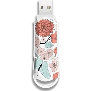 Integral 32GB USB2.0 DRIVE XPRESSION BUTTERFLY USB flash drive USB Type-A 2.0 Meerkleurig