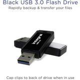 Integral - USB Stick - 128 GB - Zwart - USB 3.2