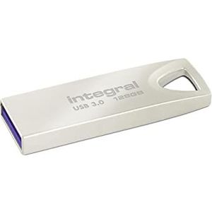 Integral USB-stick, 128 GB, USB 3.1, Arc Metal Unibody, hoge snelheid tot 190 MB/s