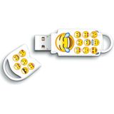 Usb-stick integral 64gb 2.0 emoji | Blister a 1 stuk