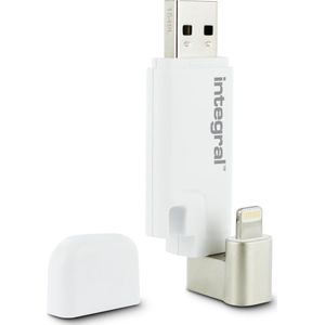 Integral iShuttle USB 3.0 stick, 32 GB, wit
