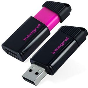 Integral 8GB USB2.0 DRIVE PULSE PINK USB flash drive USB Type-A 2.0 Roze