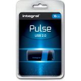 Integral INFD16GBPULSEBL USB flash drive 16 GB USB Type-A 2.0 Blauw