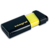 Integral INFD64GBPULSEYL USB flash drive 64 GB USB Type-A 2.0 Geel