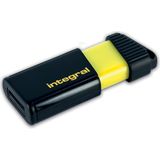 Integral INFD64GBPULSEYL USB flash drive 64 GB USB Type-A 2.0 Geel