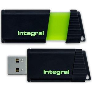 Integral USB Stick 2.0 Pulse 128GB Groen