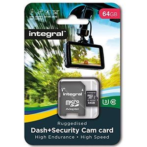 Integral 64 GB microSDHC-geheugenkaart voor Dashcam High Endurance