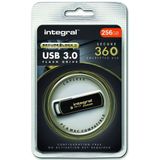 Integral 256 GB USB 3.0 Secure 360 Stick met AES-256 software-encryptie