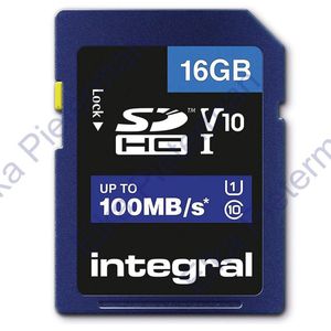 Integral SD geheugenkaart V10 SDHC 16GB klasse 10