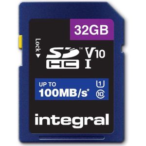 Geheugenkaart Integral SDHC V10 32GB