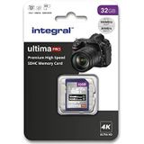 Integral SDHC Geheugenkaart 32GB - V30 - 100/70MB/s - Incl. Adapter