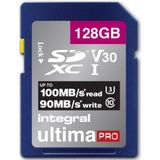 Geheugenkaart Integral SDXC V30 128GB