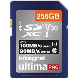 Geheugenkaart Integral SDXC V30 256GB