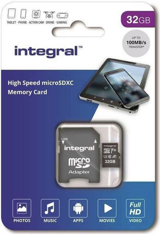 Integral MicroSDHC 32GB Klasse 10