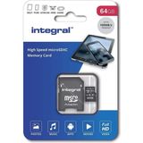 Geheugenkaart Integral microSDXC V10 64GB