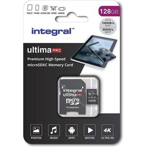 Geheugenkaart Integral microSDXC V30 128GB
