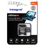 Integral Micro SD Geheugenkaart 256GB - Zwart