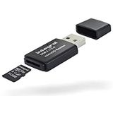 Integral MicroSD Card Reader - USB 3.0 - Zwart